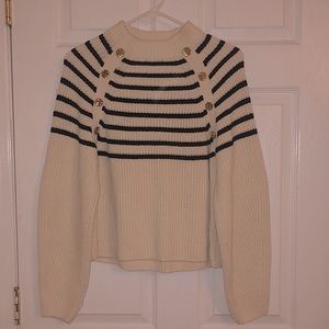 H&M Striped Sweater Shirt Size Small